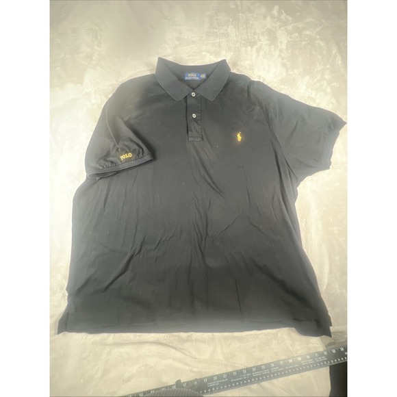 Ralph Lauren Other - Polo Ralph Lauren Men's Polo Shirt Size 3XB BIG Short Sleeve Black 100% Cotton